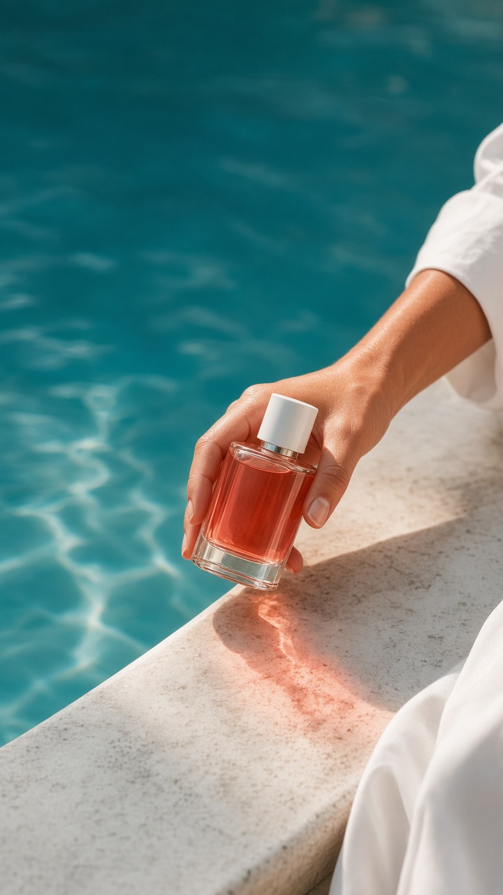 Minimal composition — cosmetics and fragrance