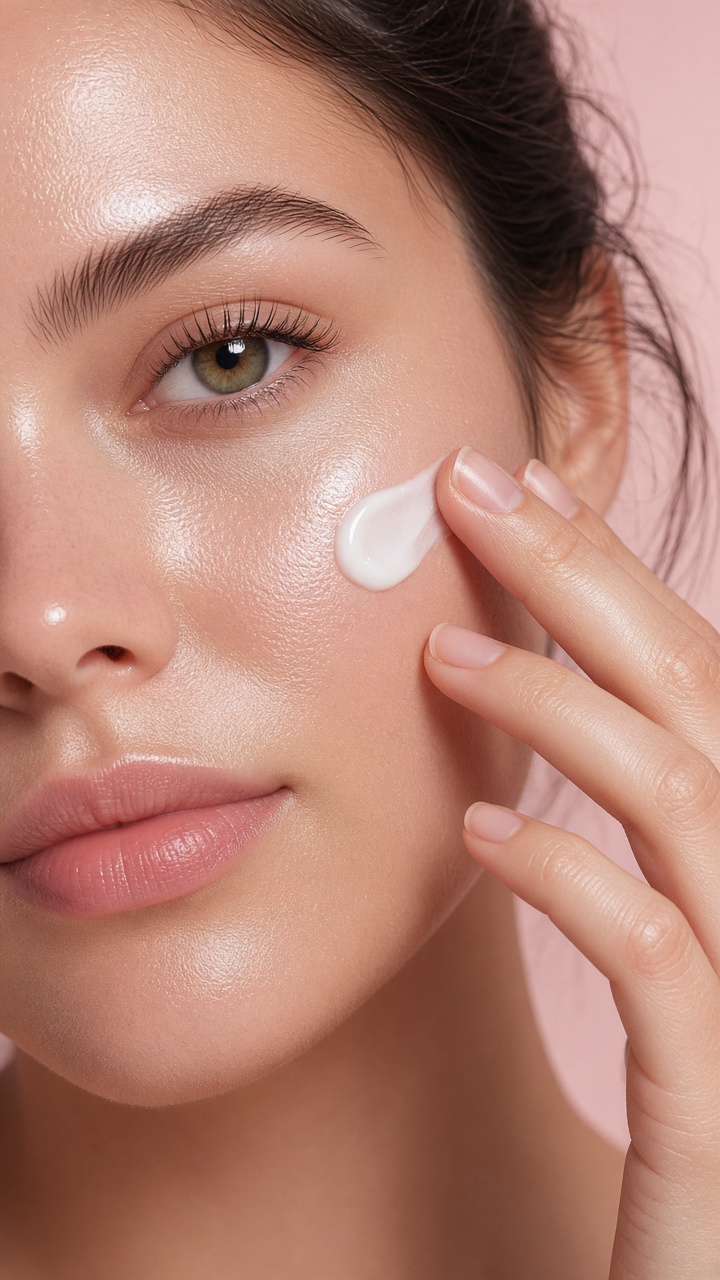 Beauty close-up — luxury fragrance editorial